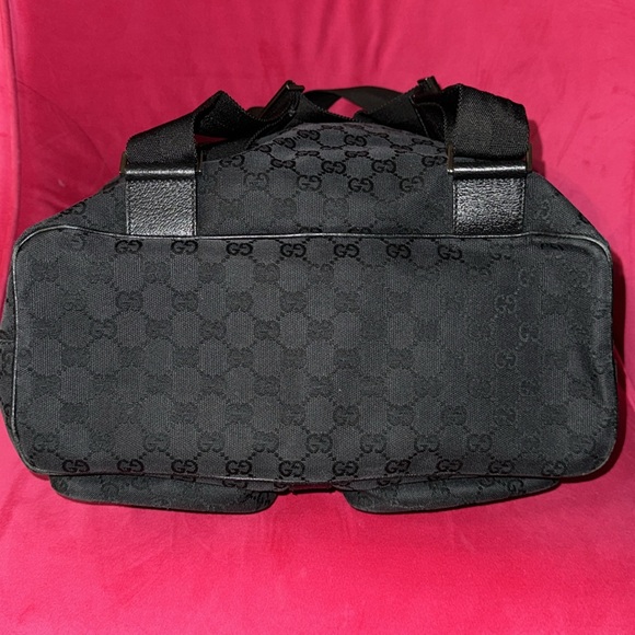 Gucci signature GG large Jackie backpack rucksack travel bag school bag - Picture 10 of 16